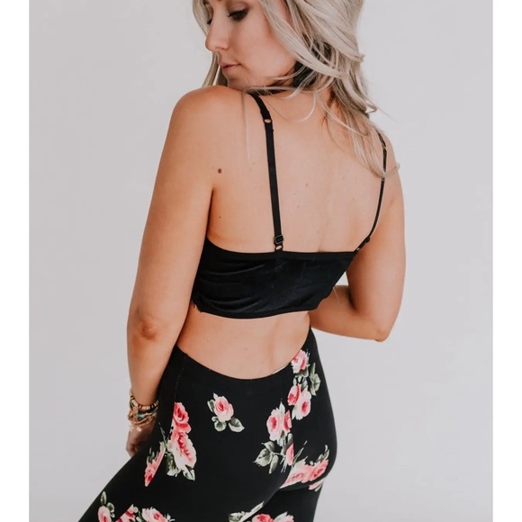 Three Bird Nest Black Lace Bralette - Picture 3 of 7